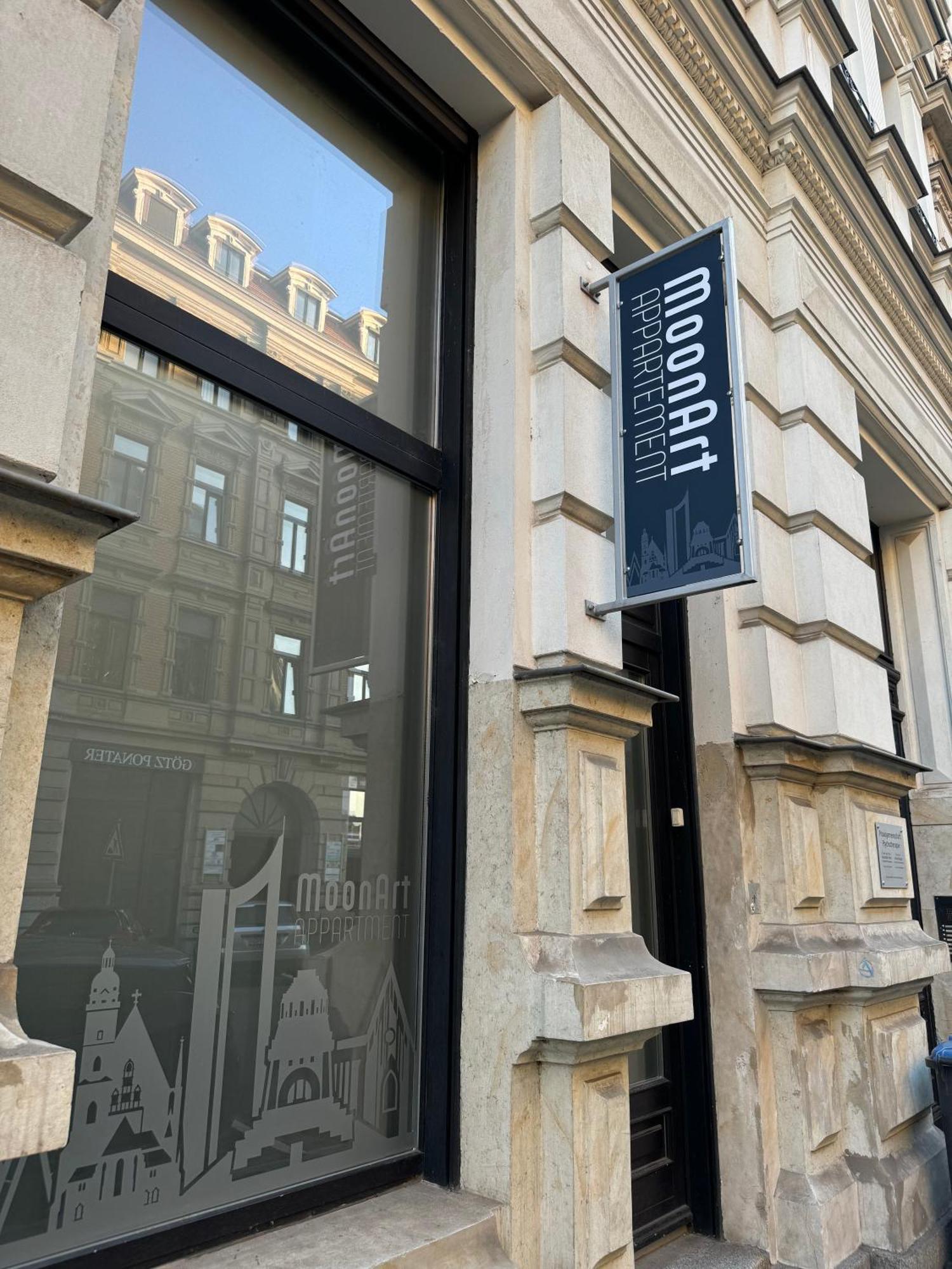 Appartment-Loft "Moonart" Leipzig-Zentrum Kültér fotó